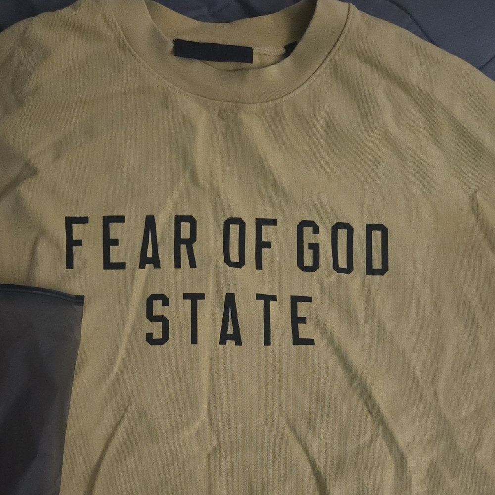 Fear of God State Tee in Mustard Yellow